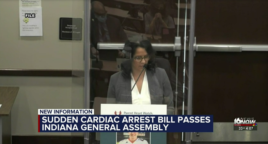Sudden cardiac arrest bill passes in Indiana General Assembly