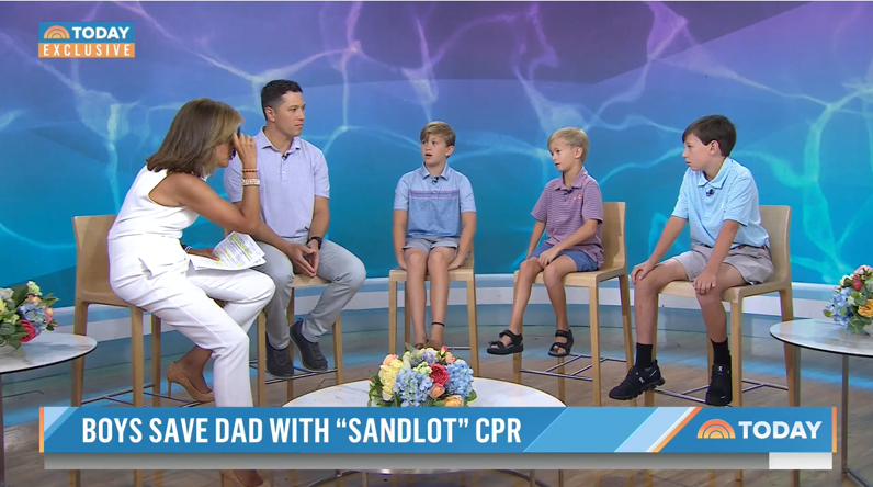 Hero 10-year-old twins describe saving drowning dad with CPR they saw in movies