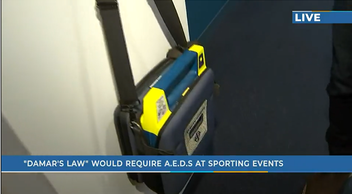 Proposed bill ‘Damar’s Law’ would require AEDs at all school sporting events in Pennsylvania