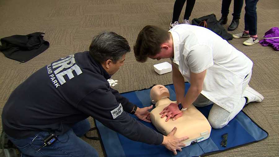 Family of teen saved by CPR hosts event teaching others lifesaving training