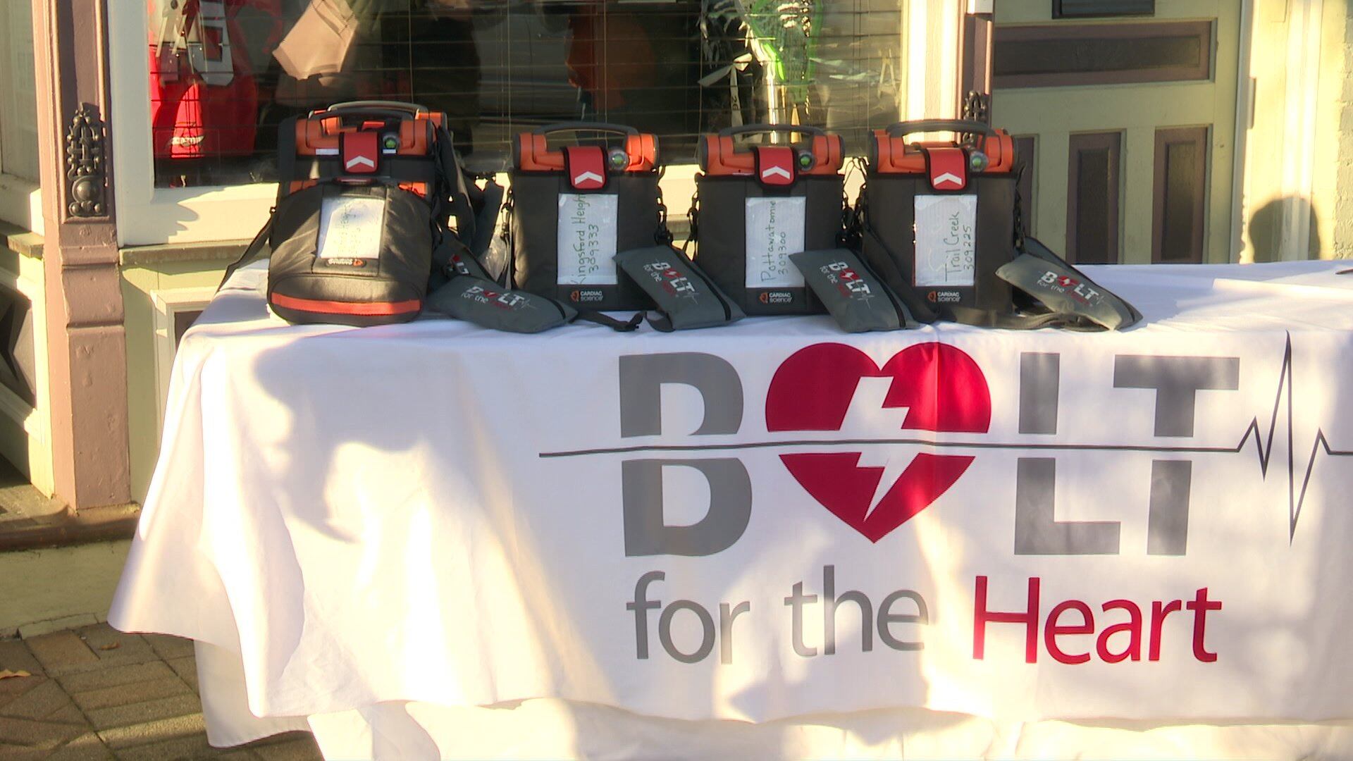 Every law enforcement vehicle in LaPorte County has life-saving automatic external defibrillator
