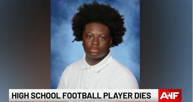 High school football player dies after medical emergency at practice, school district says