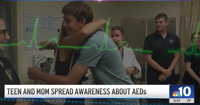 Bucks County teen’s near-death cardiac arrest sparks movement for AED awareness